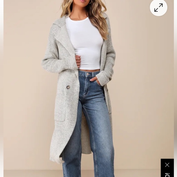 Lulus Jackets & Blazers - Brand New - Lulus Long Coatigan